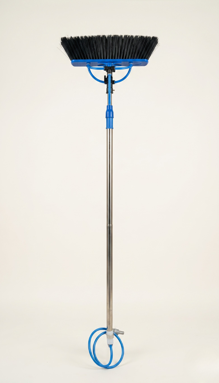 Solar Panel Cleaning Brush With Water Flow System in Pakistan